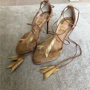 Christian Louboutin Janidi Veau Velours - Nappa Laminata Safari